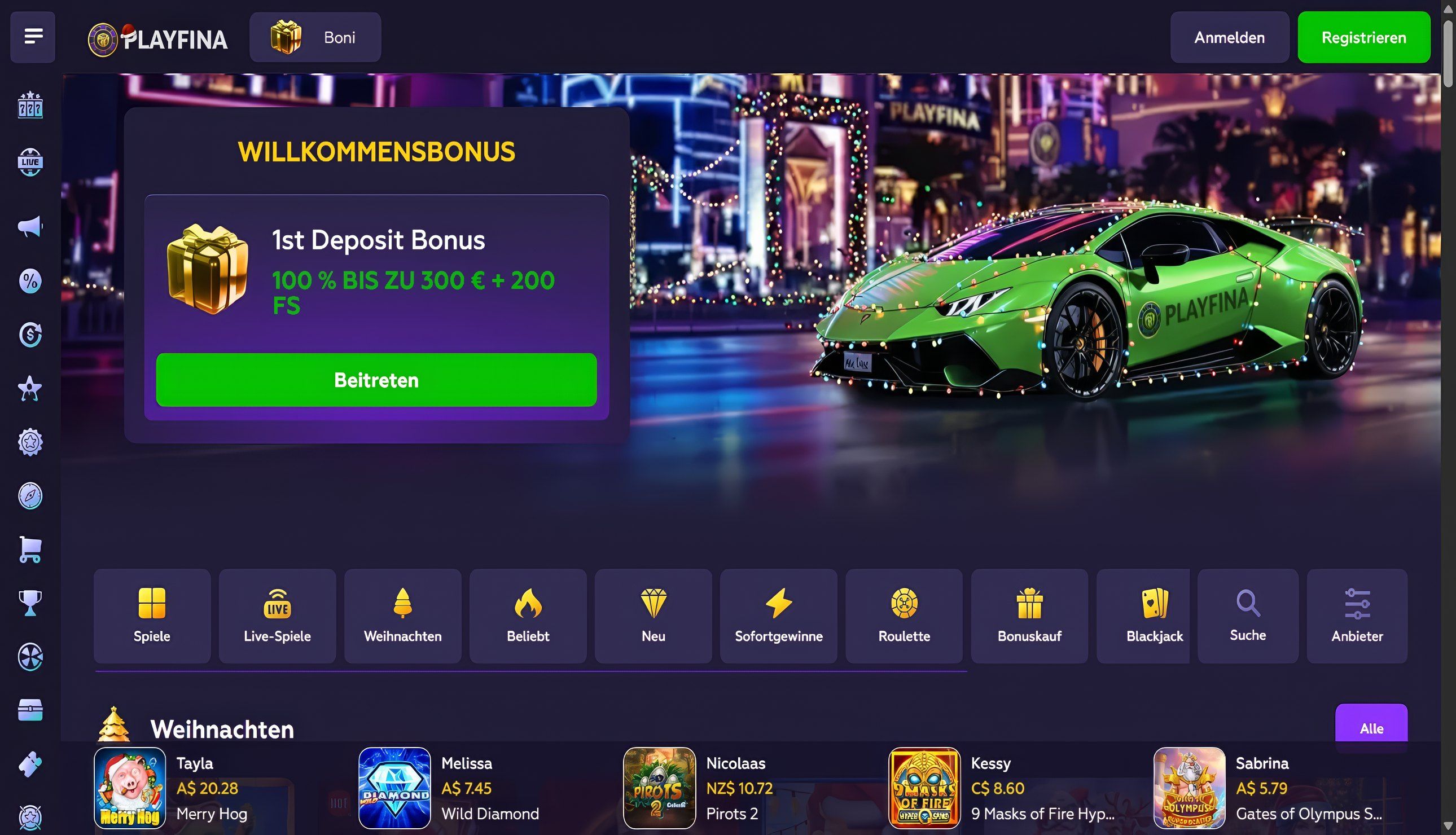 Playfina desktop screenshot 1